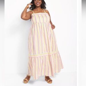 NWT • Lane Bryant • Maxi Dress • Striped • Multicolor • 20